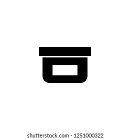 box vector icon. box sign on white background. box icon for web and app