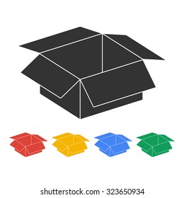 box vector illustration. Flat design style eps 10