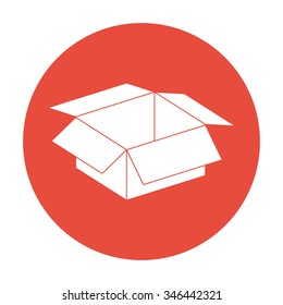 box vector illustration. Flat design style eps 10