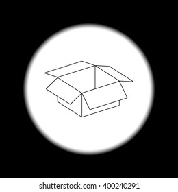 box vector illustration. Flat design style eps 10