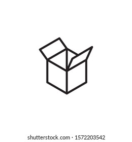 Box vector illustration icon design template