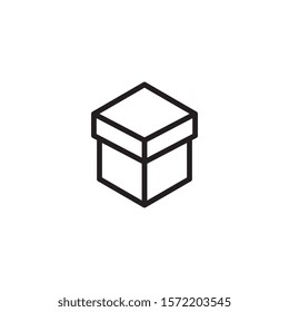 Box vector illustration icon design template