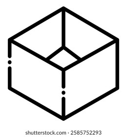 Box vector illustration icon for your business needs
