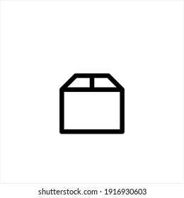 Box vector illustration logo template for many purpose. Isolated on white background.