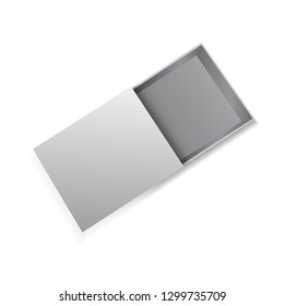 box white open top view