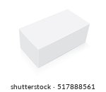 Box for your corporate identity. Easy to change colors. Mock Up Vector Template
