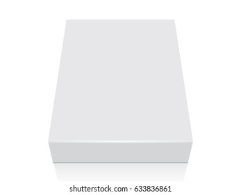 Box for your design and logo. Easy to change colors. Mock Up. Vector EPS10