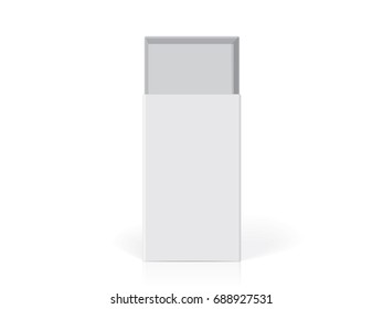 Uma caixa para seu logotipo e design. É fácil mudar de cor. Zombar. Vetor EPS 10