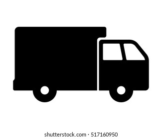 boxcar vehicle black silhouette image vector icon symbol