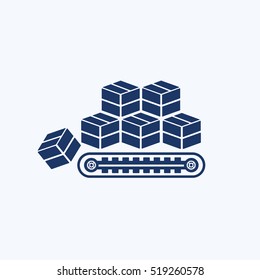 Box,cargo icon design,clean vector