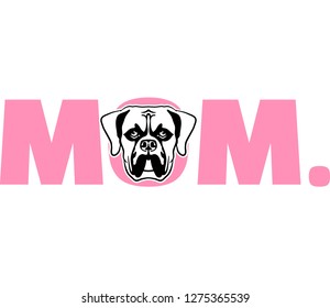 Boxer best mom ever slogan