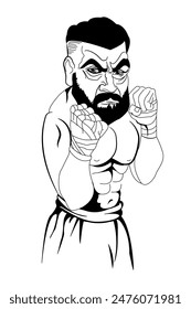 Boxer Box Hombre Boxeo Imprimir