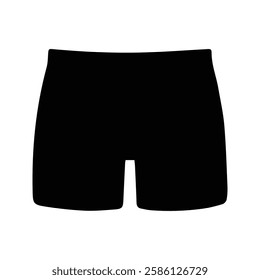 Boxer Briefs Icon. Men's Underwear Vector Illustration. underpants.