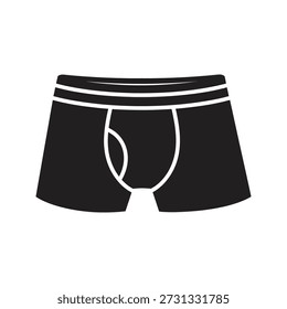 Boxer breves ícone ilustração vetorial mostrando homens calções roupa interior vestuário vestuário vestuário vestuário vestuário masculino algodão masculino vestuário conceito isolado branco fundo design elemento
