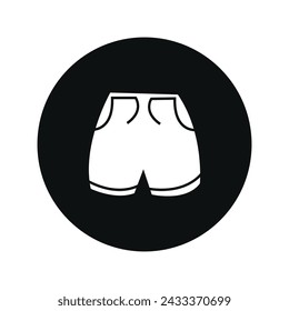 boxer briefs. linear icon. Line with editable stroke