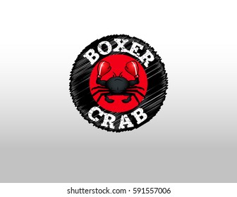 Boxer crab logo