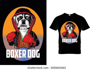 Boxer Dog Excellent T-shirt Design