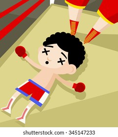 boxer down