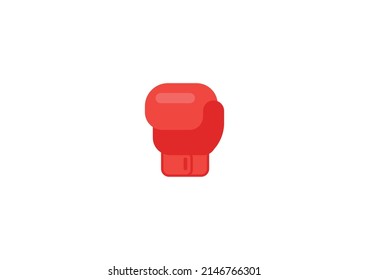 Boxer Glove Vector Isolated Emoticon. Boxer Glove Icon