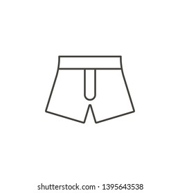 Boxer, hosiery icon - Vector. Simple element illustration natural concept. Boxer, hosiery icon - Vector. Organic concept vector illustration. on white background