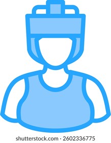 Boxer Icon Element For Design