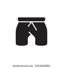 Boxer icon Flat line illustration