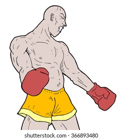 boxer illustration