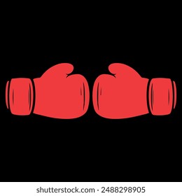 boxer logo design vector boxer glove icon