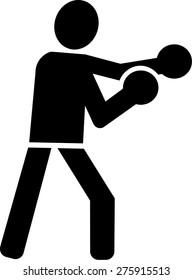 Boxer Man Icon 
