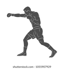 Boxer man, mixed martial arts fighter