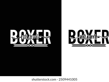 Boxer mãe T-shirt Design ou cartaz Design ou Tipografia T-Shirt Design
