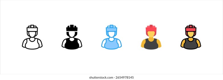 Boxer Multi Style Icon Set