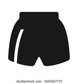 Boxer pant flat vector icon