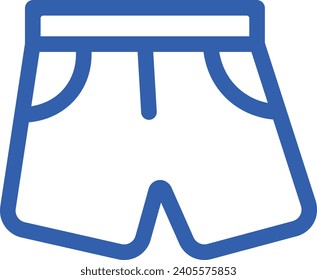 Boxer- oder Short Pants-Vektorgrafik