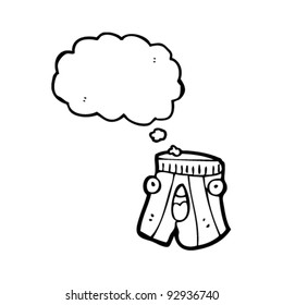 personaje de caricatura de boxer shorts