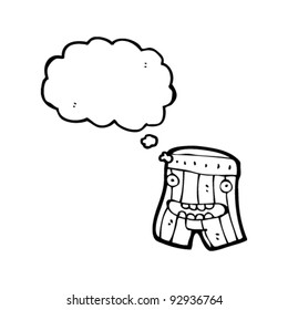 boxer shorts personagem de desenho animado