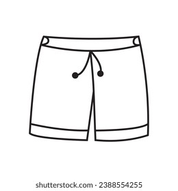 boxer shorts icon vector template illustration logo design