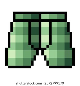 Boxer shorts in pixel art style