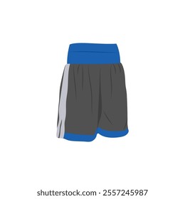 Boxer Shorts, Sport Equipment Vector Illustration Isolated