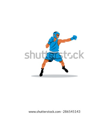Boxer sign. Vector Illustration.
Branding Identity Corporate logo design template Isolated on a white background