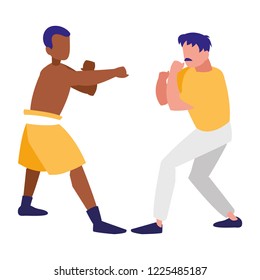 boxer and sparring training avatars characters