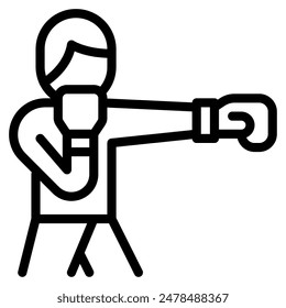 Ilustración del icono del objeto del deporte