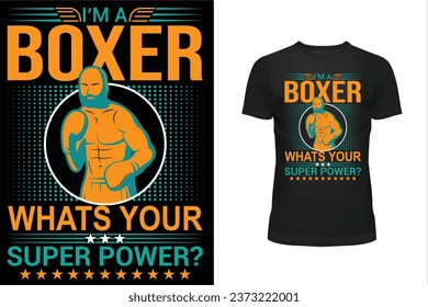 Boxer t shirt design, Typography t shirt design, Professional t shirt design, T shirt design