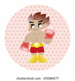 boxer theme elements vector,eps