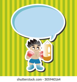 boxer theme elements vector,eps