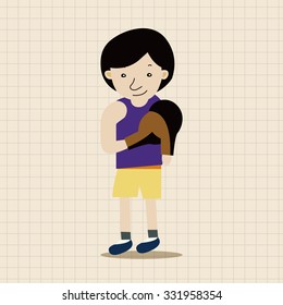boxer theme elements vector,eps