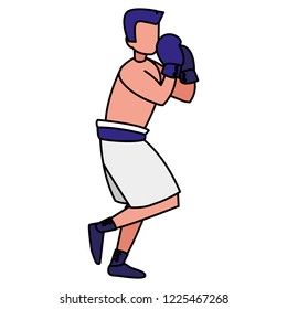 boxer training avatar character