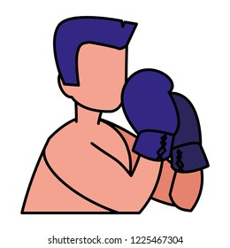 boxer training avatar character
