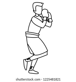 boxer training avatar character