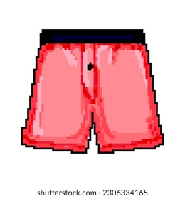 boxer underwear man game pixel art retro vector. bit boxer underwear man. old vintage illustration